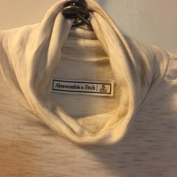 Cream turtle neck cotton dress - Picture 4 of 4